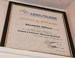 Community service award